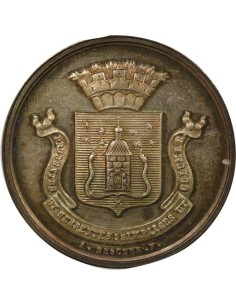 Société d'Horticulture de Coulommiers 1 jeton Argent 1880-1900 A Paris 2