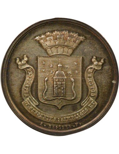 Société d'Horticulture de Coulommiers 1 jeton Argent 1880-1900 A Paris