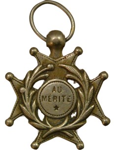 Mérite Scolaire 1 jeton Bronze Début XXe Siècle 2