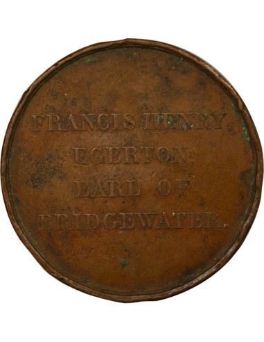 Royaume-Uni Francis Henry Egerton 1 jeton Cuivre 1829