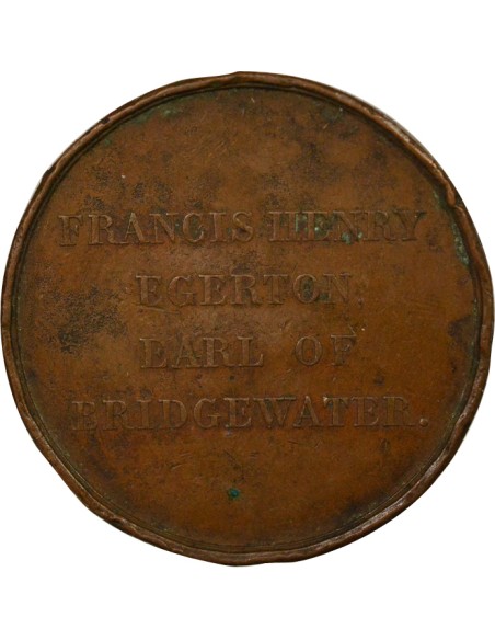 Royaume-Uni Francis Henry Egerton 1 jeton Cuivre 1829