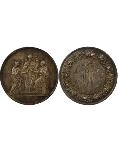 Mariage 1 jeton Argent 1889 A Paris