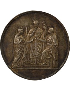 Mariage 1 jeton Argent 1889 A Paris 2