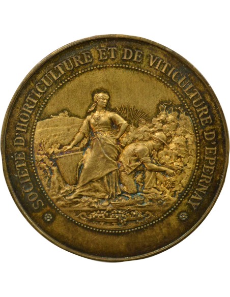Société d'Horticulture 1 jeton Vermeil 1880-1900 A Paris