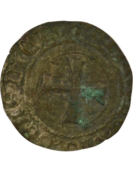 Duché de Bretagne François II de Bretagne A la Targe 1 blanc Billon 1458-1488 9 Rennes