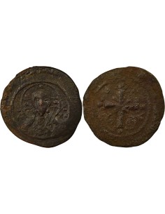 Empire Byzantin Nicéphore III Botaniatès Classe I 1 follis Bronze 1078-1081 Constantinople