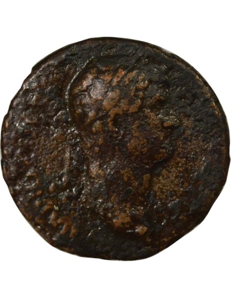 Rome Empire Hadrien Salus à droite 1 as Cuivre 128 R Rome