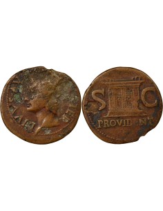 Rome Empire Auguste Autel 1 as Cuivre 22-37 R Rome