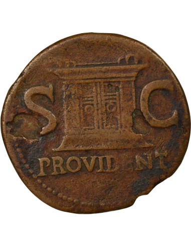 Rome Empire Auguste Autel 1 as Cuivre 22-37 R Rome
