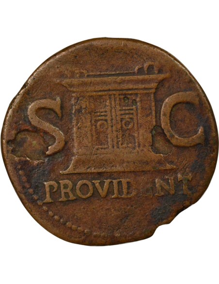 Rome Empire Auguste Autel 1 as Cuivre 22-37 R Rome
