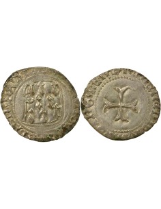 Duché de Bretagne François II de Bretagne A la Targe 1 blanc Billon 1458-1488 9 Rennes