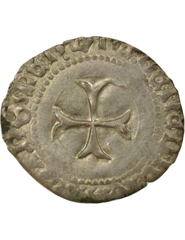 Duché de Bretagne François II de Bretagne A la Targe 1 blanc Billon 1458-1488 9 Rennes