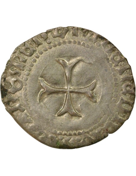 Duché de Bretagne François II de Bretagne A la Targe 1 blanc Billon 1458-1488 9 Rennes