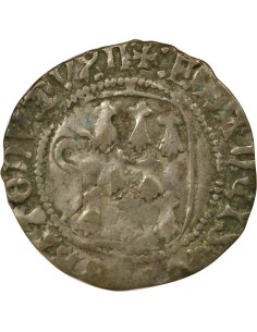 Duché de Bretagne François II de Bretagne à la Targe 1 blanc Billon 1458-1488 T Nantes 2