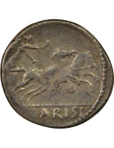 République Romaine Titus Carisius Bige 1 denier Argent 46 Av JC R Rome
