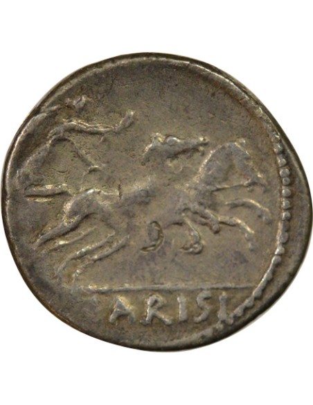 République Romaine Titus Carisius Bige 1 denier Argent 46 Av JC R Rome