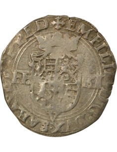 Etats de Savoie Emmanuel Philibert 1e Type 1 blanc Argent 1577 Verceil 2
