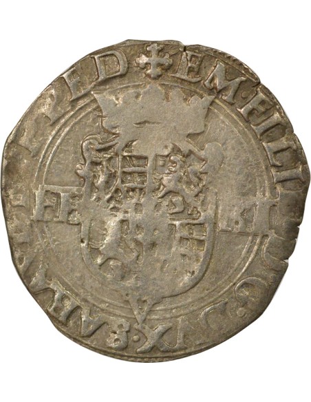 Etats de Savoie Emmanuel Philibert 1e Type 1 blanc Argent 1577 Verceil