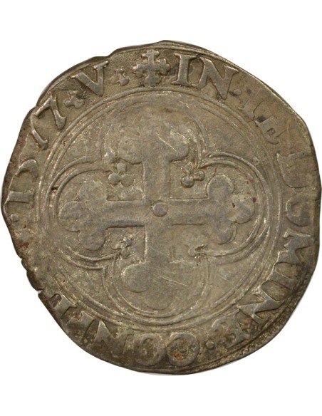 Etats de Savoie Emmanuel Philibert 1e Type 1 blanc Argent 1577 Verceil