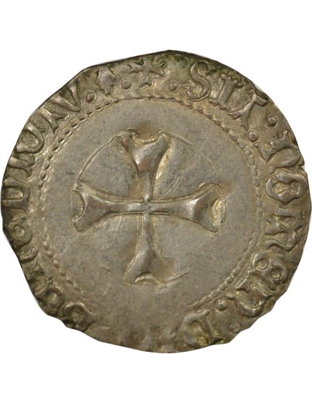Duché de Bretagne François II de Bretagne à la Targe 1 blanc Billon 1458-1488 9 Rennes