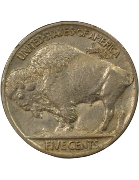 USA Buffalo Nickel 5 cents Cupronickel 1917 Philadelphie