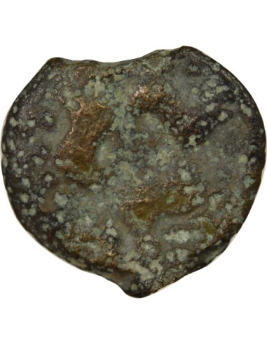 Gaule (Lingons) aux Trois Poissons 1 potin Potin Ie Siècle Av JC