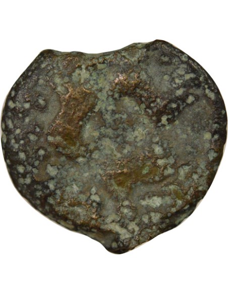 Gaule (Lingons) aux Trois Poissons 1 potin Potin Ie Siècle Av JC