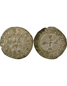 Duché de Bretagne François II de Bretagne A la Targe 1 blanc Billon 1458-1488 9 Rennes