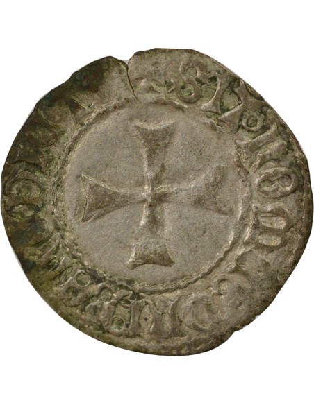 Duché de Bretagne François II de Bretagne A la Targe 1 blanc Billon 1458-1488 9 Rennes