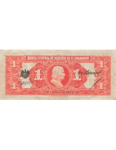 El Salvador 1 colon 1944 2