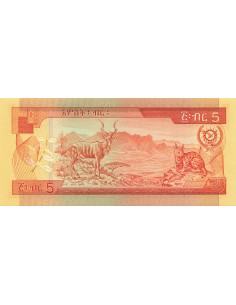 Ethiopie 5 birr 1976 2