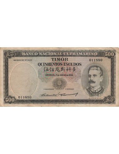 Timor 500 escudos 1959
