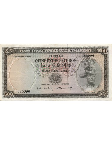 Timor 500 escudos 1963