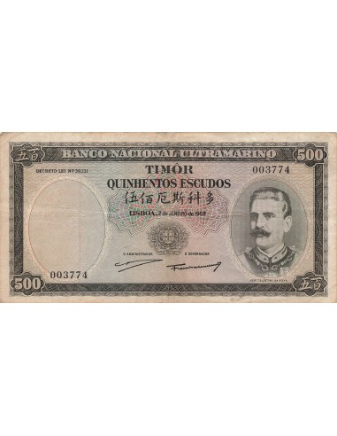 Timor 500 escudos 1959