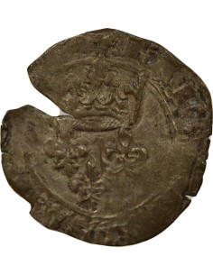 Charles VI Florette 1 gros Billon 1421 Le Puy 2