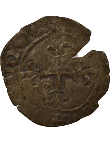 Charles VI Florette 1 gros Billon 1421 Le Puy