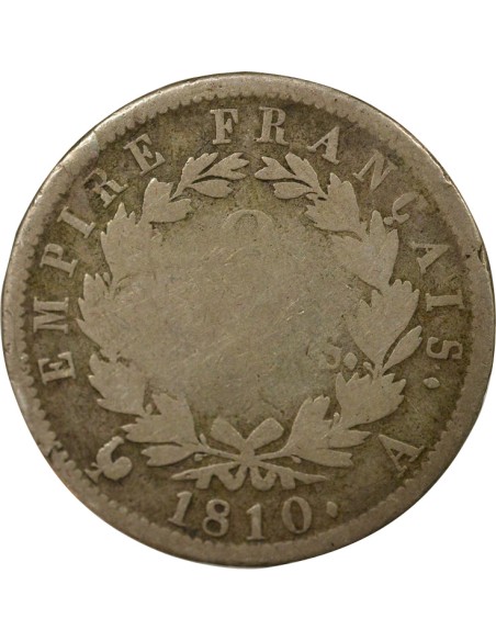 Roi d'Italie Empire 2 francs Argent 1810 A - Paris
