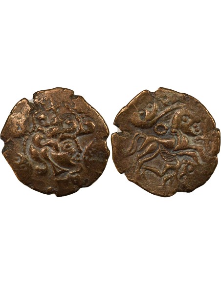 Gaule (Osismes) au Personnage recroquevillé 1 statère Electrum Ie Siècle Av JC