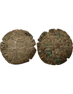 François Ier 1 blanc Billon 1519-1547 Villefranche-de-Rouergue