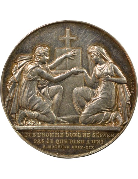 1 jeton Argent Poinçon Corne (Après 1880)