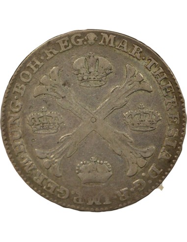 Pays-Bas Autrichiens Marie-Thérèse 1 couronne Argent 1769 B. Bruxelles
