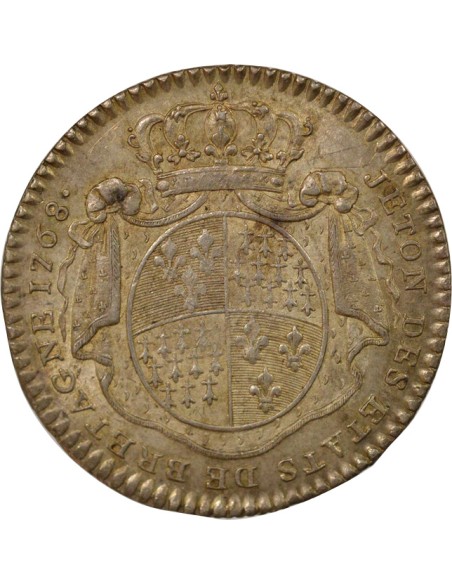 Louis XV Etats de Bretagne Argent 1768
