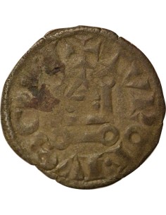 Louis VIII 1 denier tournois Billon 1223-1245 2