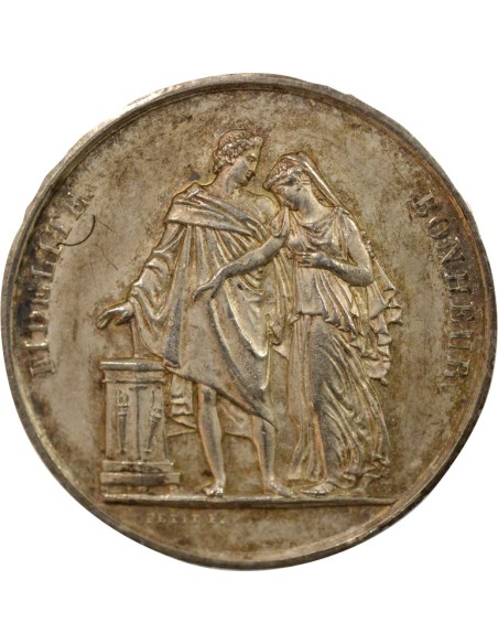 1 jeton Argent Poinçon Abeille (1860 / 1879)