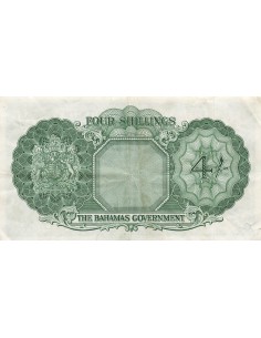 Bahamas 4 shillings 1953 2