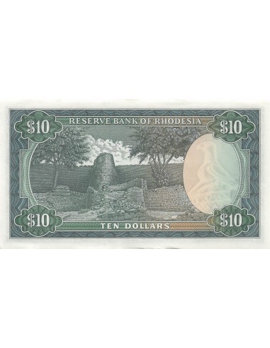 Rhodésie 10 dollars 1979