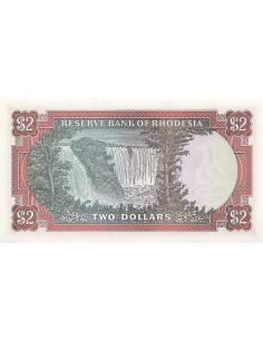 Rhodésie 2 dollars 1979 2