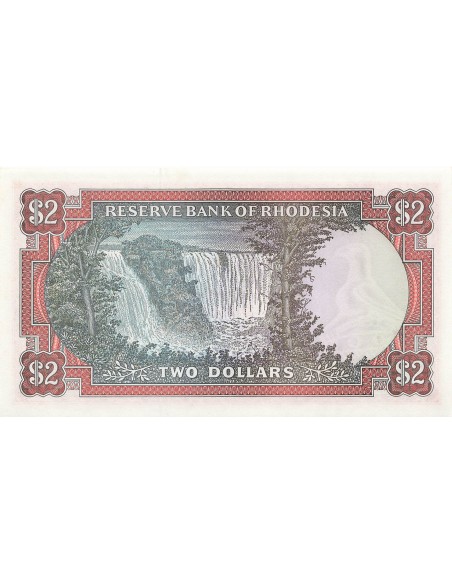 Rhodésie 2 dollars 1979