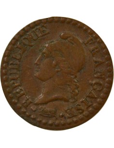 Dupré 1 centime Cuivre An 7 A - Paris 2