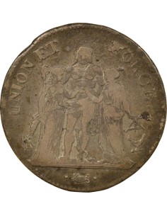 Union & Force 5 francs Argent An 10 K Bordeaux 2